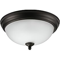 Globe Electric 63357 Hudson 2-Light Semi-Flush Mount Ceiling